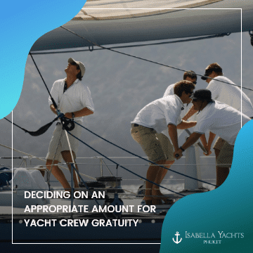 Deciding on an appropriate amount for yacht crew gratuity